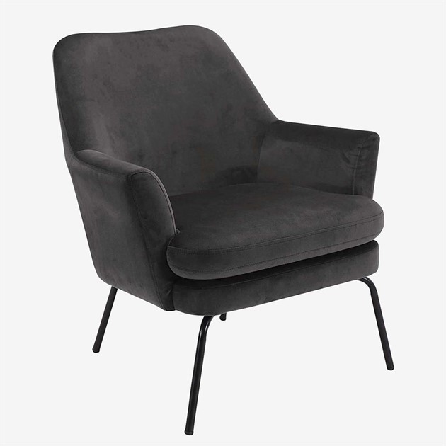 Fåtölj Milano Mörkgrå